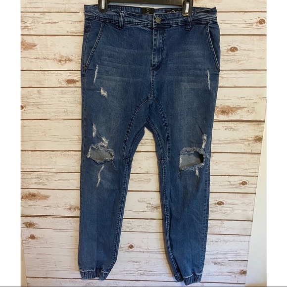 Cotton On Other - Men's Cotton On Slim Denim Jogger distressed Jeans